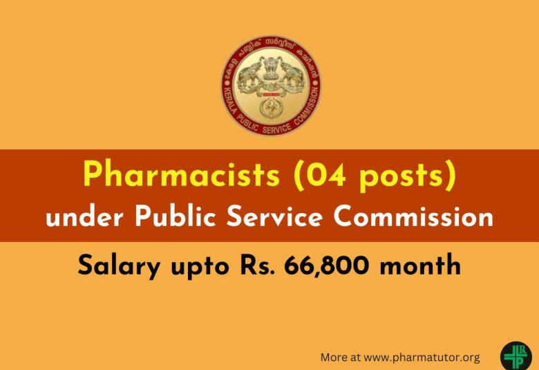 Apply Online for Pharmacists under Public Service Commission