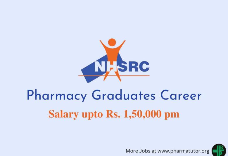 Career for pharmacy graduates at NHSRC