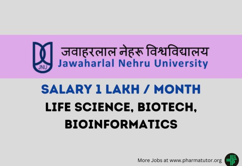 Jawaharlal Nehru University Hiring Research Scientist