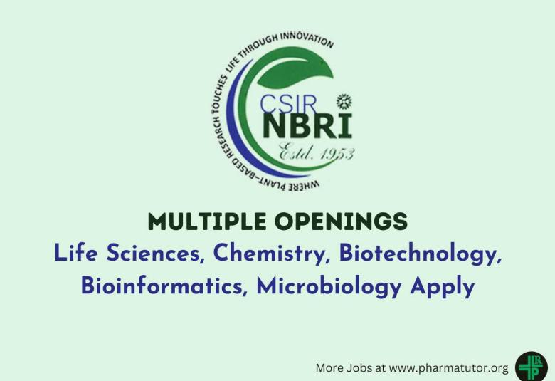 Multiple Openings at National Botanical Research Institute