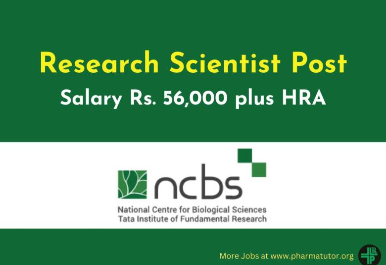 National Centre for Biological Sciences looking for Research Scientist