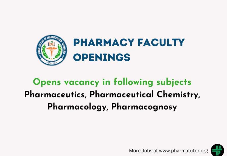 Career for Professor, Associate Professor at Bengal College of Pharmaceutical Technology