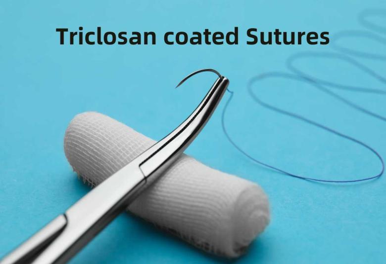 Triclosan coated Sutures