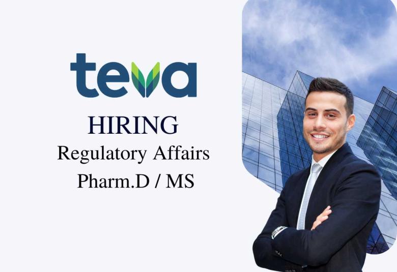 Apply Online for Regulatory Affairs Manager at Teva
