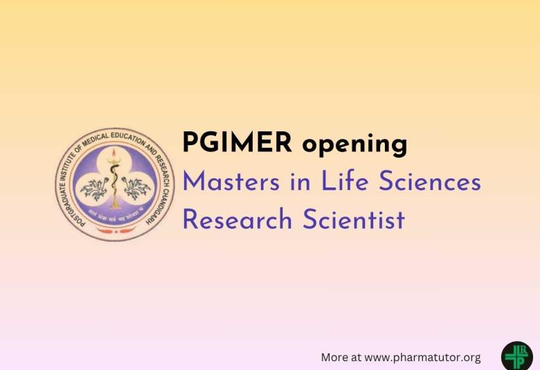 Career for Research Scientist at PGIMER