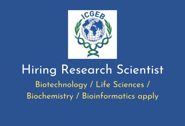 ICGEB Hiring Research Scientist