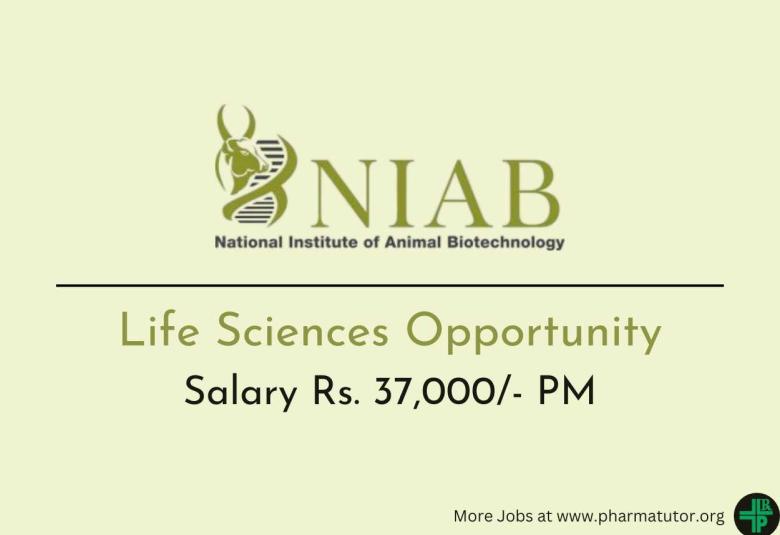 Life Sciences Opportunity at NIAB premier institute of DBT