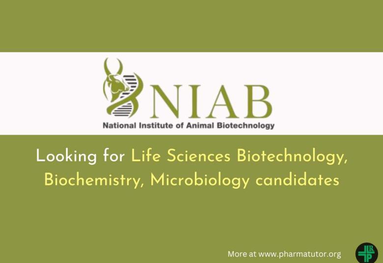 NIAB looking for Life Sciences Biotechnology, Biochemistry, Microbiology candidates