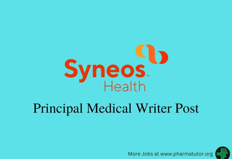 Work as Principal Medical Writer at Syneos Health