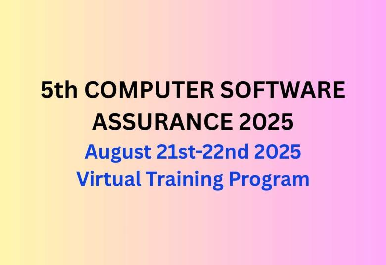 5th COMPUTER SOFTWARE ASSURANCE 2025