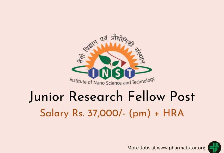 Applications are invited for JRF at Institute of Nano Science and Technology