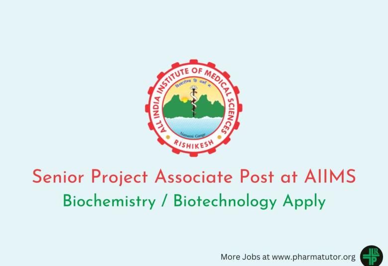 Applications are invited for Senior Project Associate at AIIMS