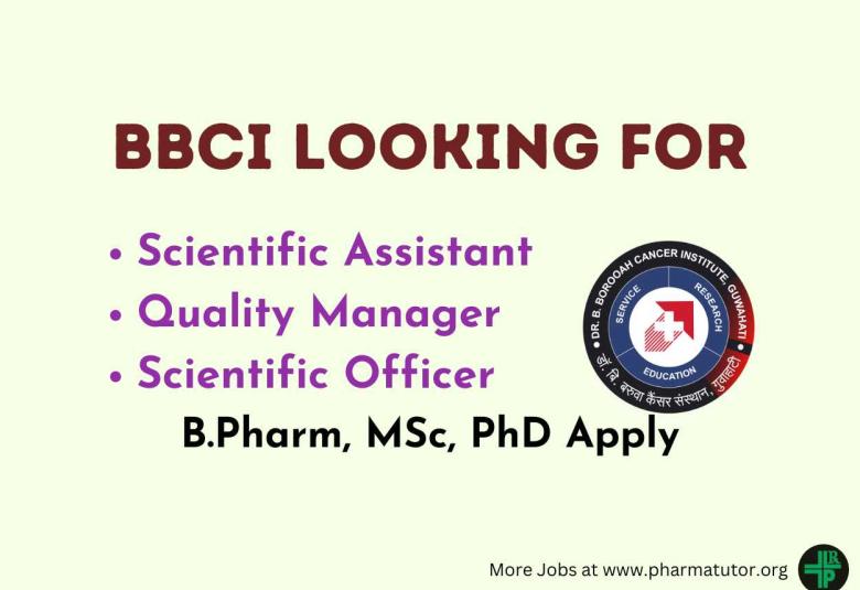 BBCI Looking for Scientific Assistant, Quality Manager, Scientific Officer
