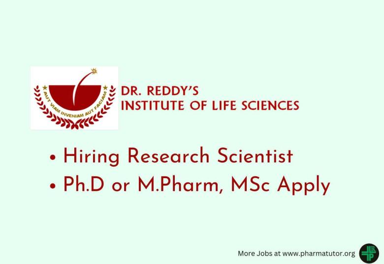 DRILS Hiring Research Scientist