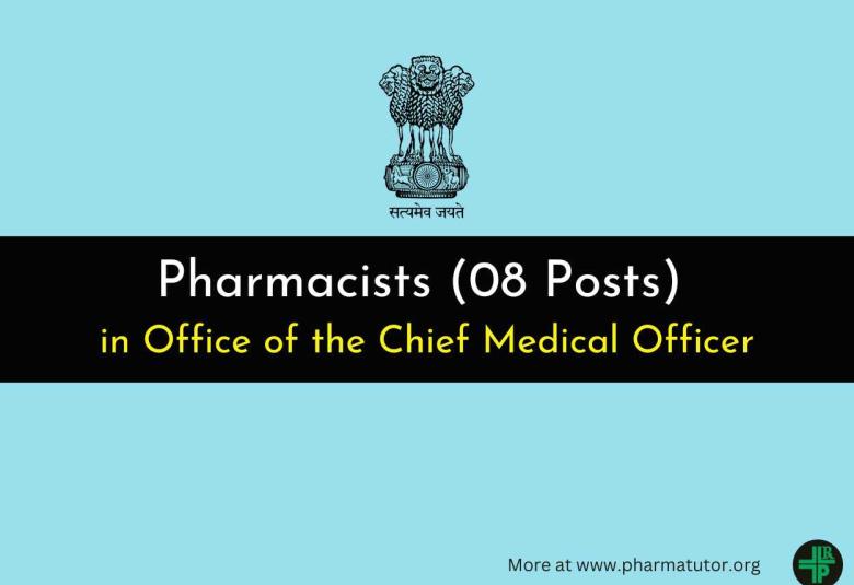 Openings for Pharmacists in Office of the Chief Medical Officer