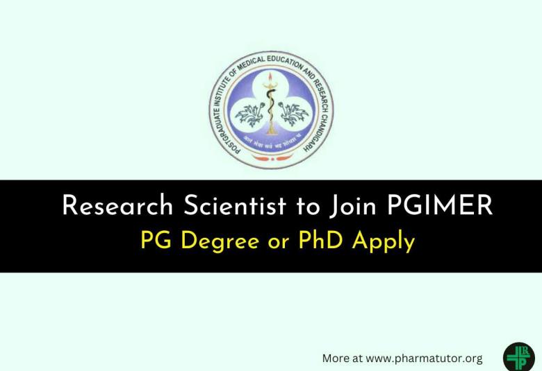 Opportunity for Research Scientist to Join PGIMER