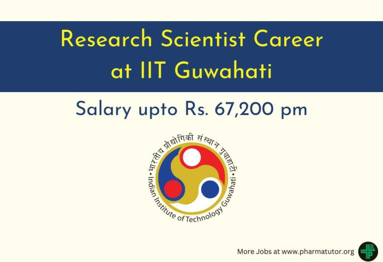 Research Scientist Career at IIT Guwahati