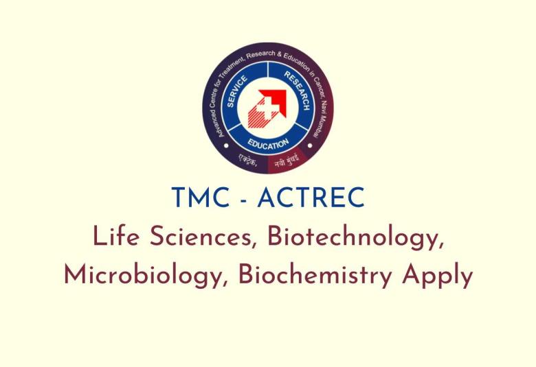 TMC-ACTREC looking for Scientific Officer