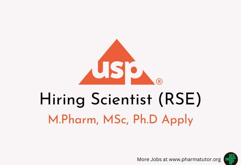 U.S. Pharmacopeial Convention looking for Scientist 