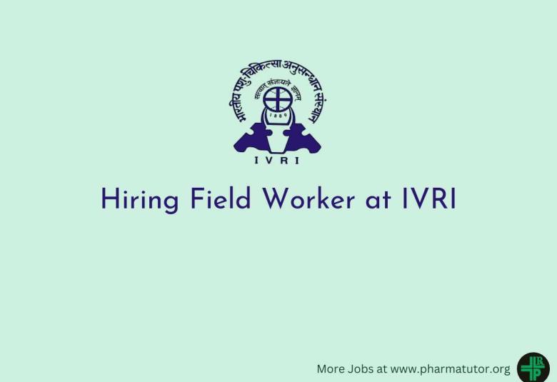 Work as Field Worker at IVRI