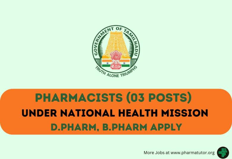 Work for Pharmacists under National Health Mission