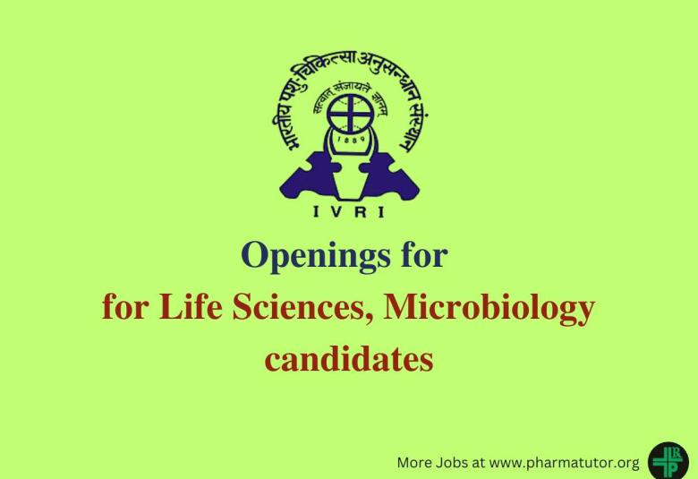 Advertisement for Life Sciences, Microbiology candidates at IVRI