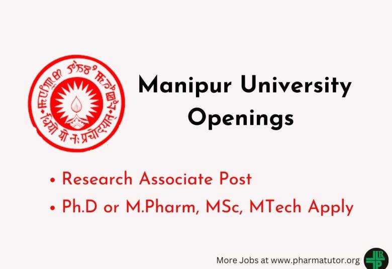 Advertisement for Research Associate at Manipur University
