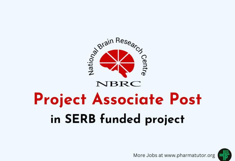 Applications are invited for Project Associate at NBRC