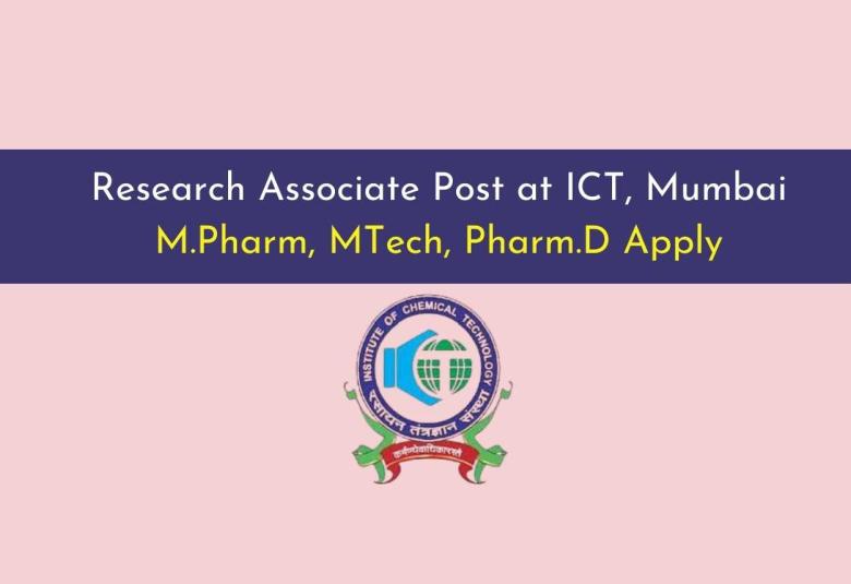 Apply Online for Research Associate at ICT, Mumbai