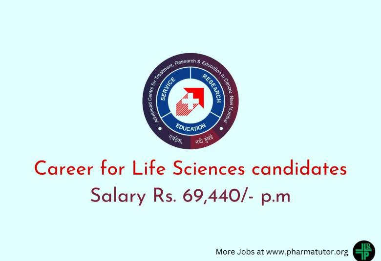 Career for Life Sciences candidates at ACTREC