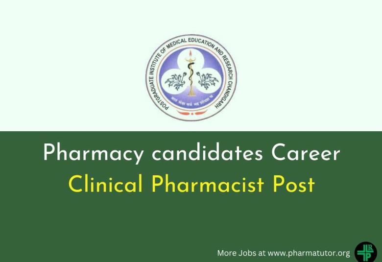 Career for Pharmacy candidates at PGIMER