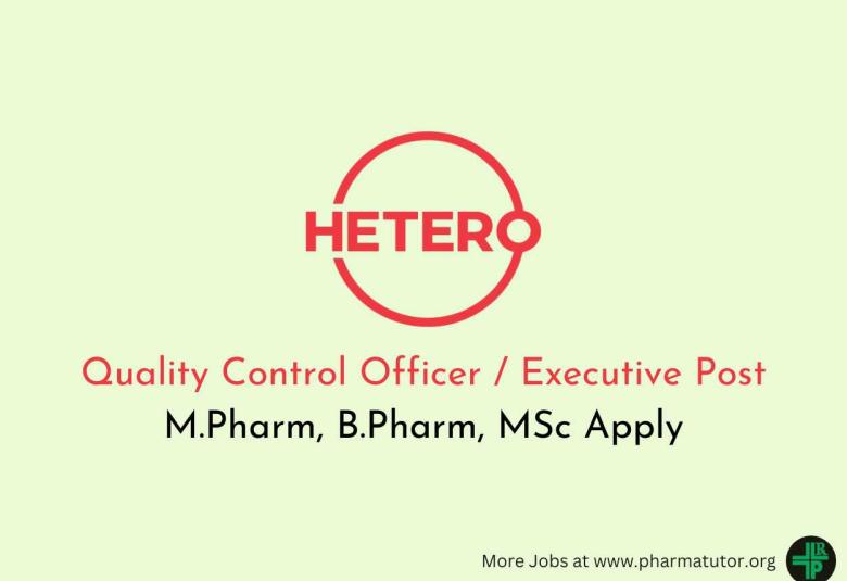 Hetero looking for Quality Control Officer / Executive