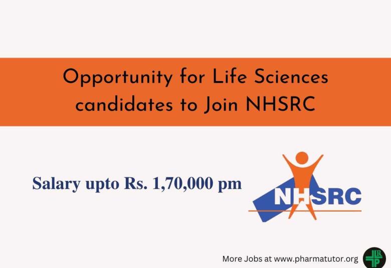 Opportunity for Life Sciences candidates to Join NHSRC