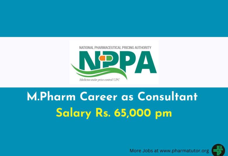 Opportunity for M.Pharm as Consultant at NPPA