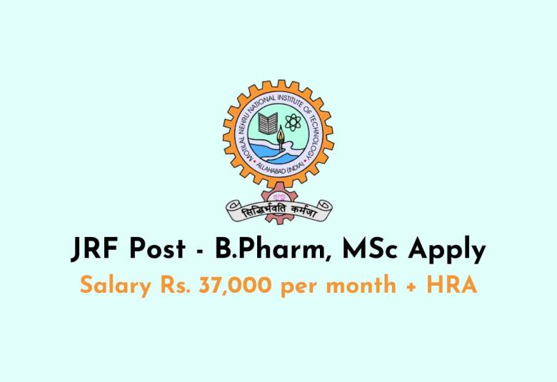 Applications are invited for Junior Research Fellow at MNNIT