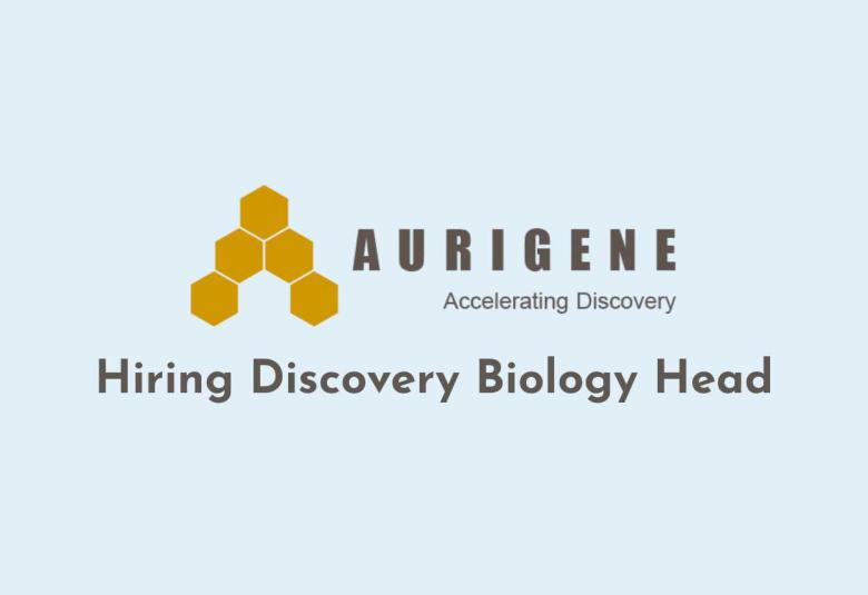 Aurigene Hiring Discovery Biology Head