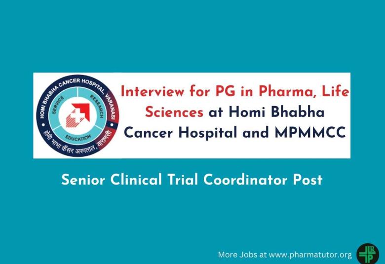 Interview for PG in Pharma, Life Sciences at MPMMCC