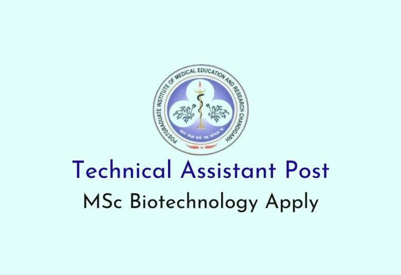 Inviting applications for Technical Assistant at PGIMER