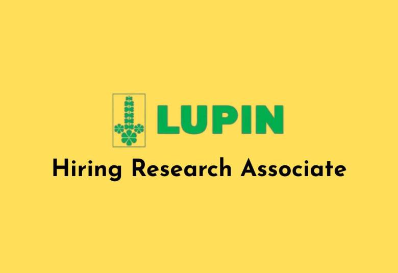 Lupin Hiring Research Associate