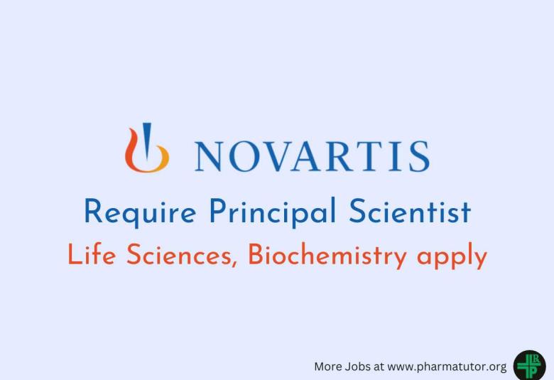 Require Principal Scientist at Novartis