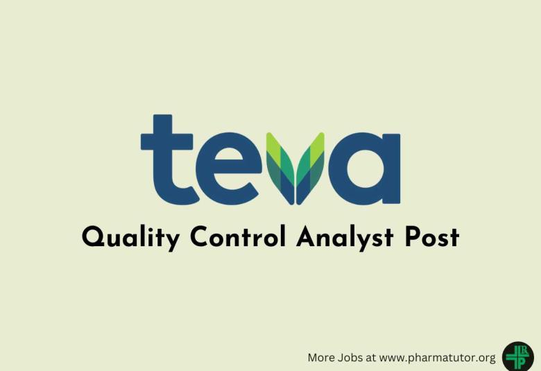 Apply Online for Quality Control Analyst at Teva