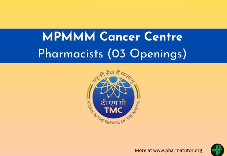 MPMMM Cancer Centre - Openings for Pharmacists
