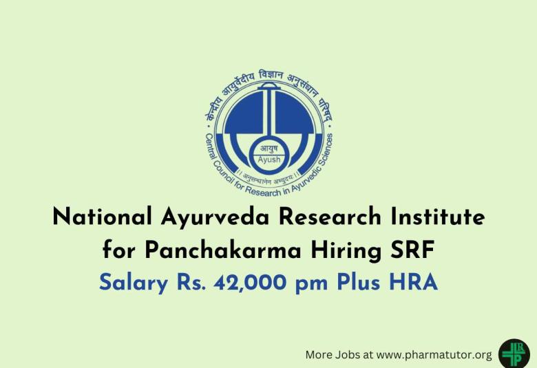 National Ayurveda Research Institute for Panchakarma Hiring SRF