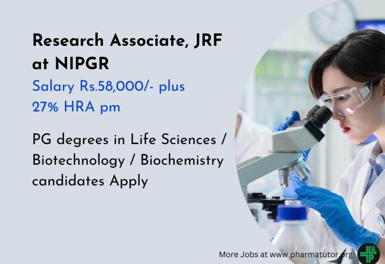 NIPGR Openings for Life Sciences / Biotechnology / Biochemistry candidates