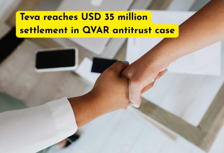 Teva reaches USD 35 million settlement in QVAR antitrust case
