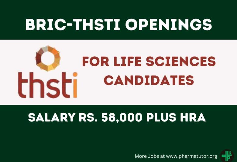 Wanted Post-Doctoral Fellow at THSTI in any branch of Life Sciences