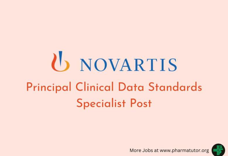 Work as Principal Clinical Data Standards Specialist at Novartis