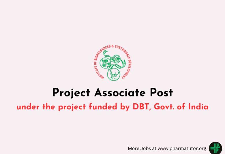 Applications are invited for post of Project Associate at BRIC-IBSD