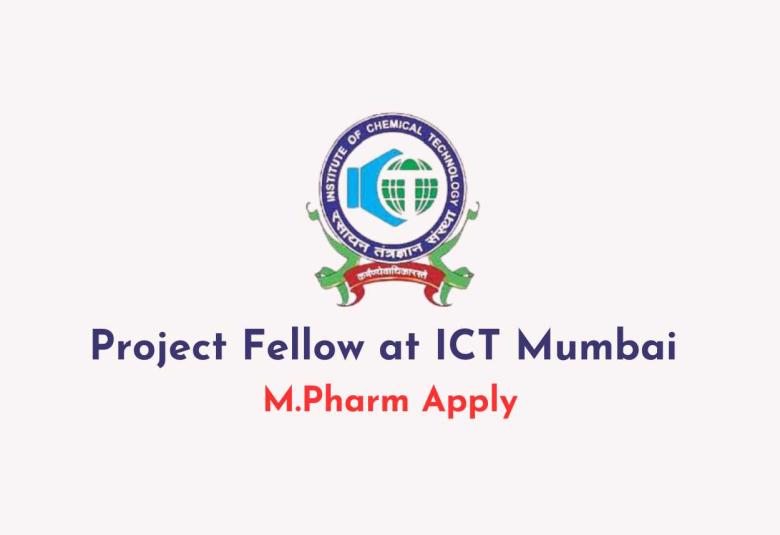 Applications are invited for the post of Project Fellow at ICT Mumbai