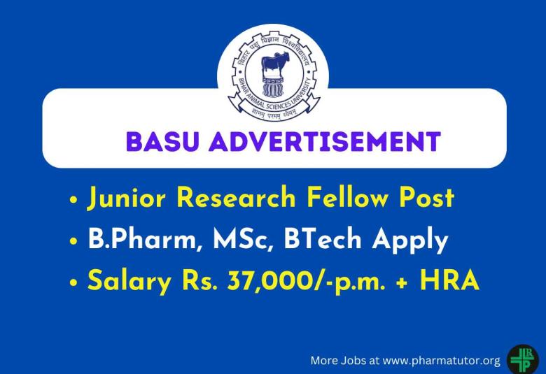 BASU invites applications for Junior Research Fellow in CSIR-Funded Project